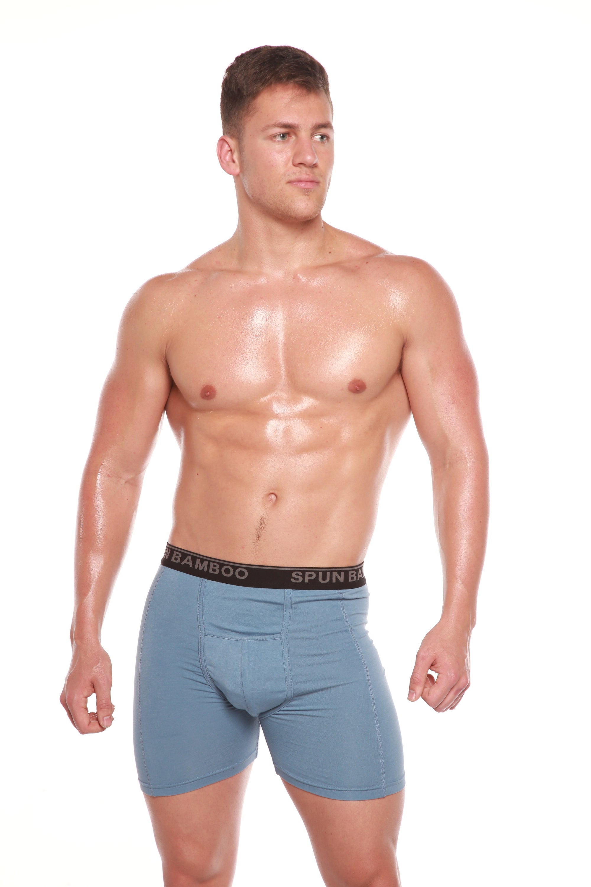 Spun Bamboo Men’s Bamboo Boxer Briefs — Ultra-Soft, Breathable Everyday Underwear — size reference