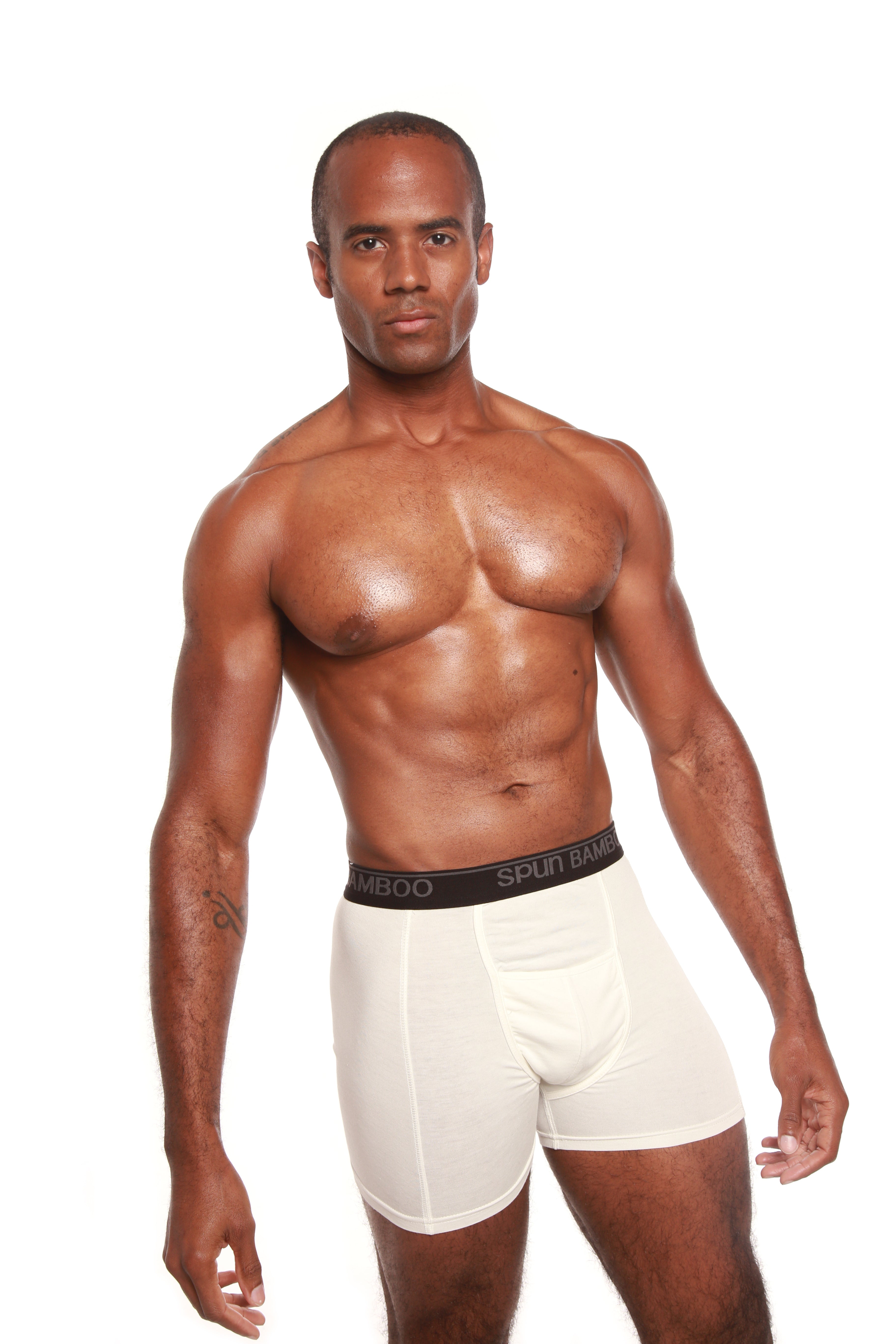 Spun Bamboo Men’s Bamboo Boxer Briefs — Ultra-Soft, Breathable Everyday Underwear — comparison shot