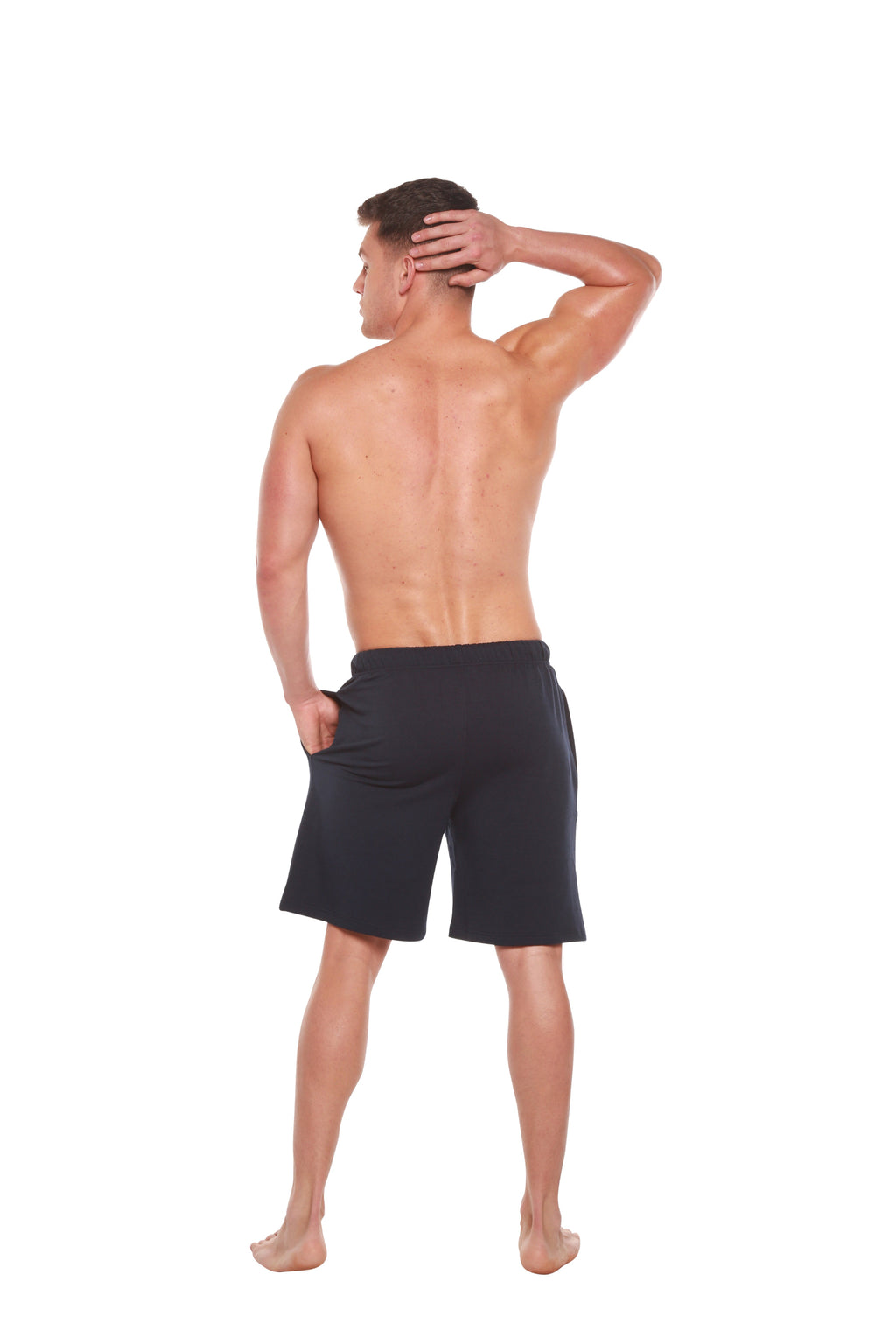 Clearance Men's Bamboo Viscose Fleece Lounge Shorts — view 7