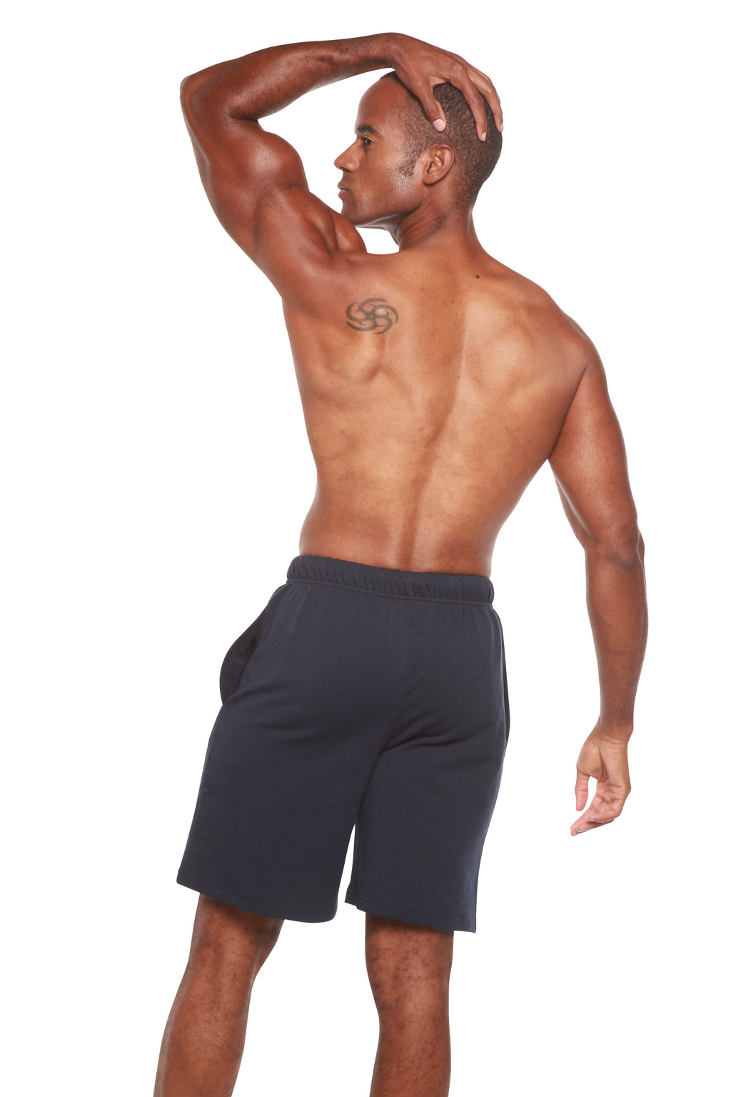Spun Bamboo Clearance Men's Bamboo Viscose Fleece Lounge Shorts — color detail