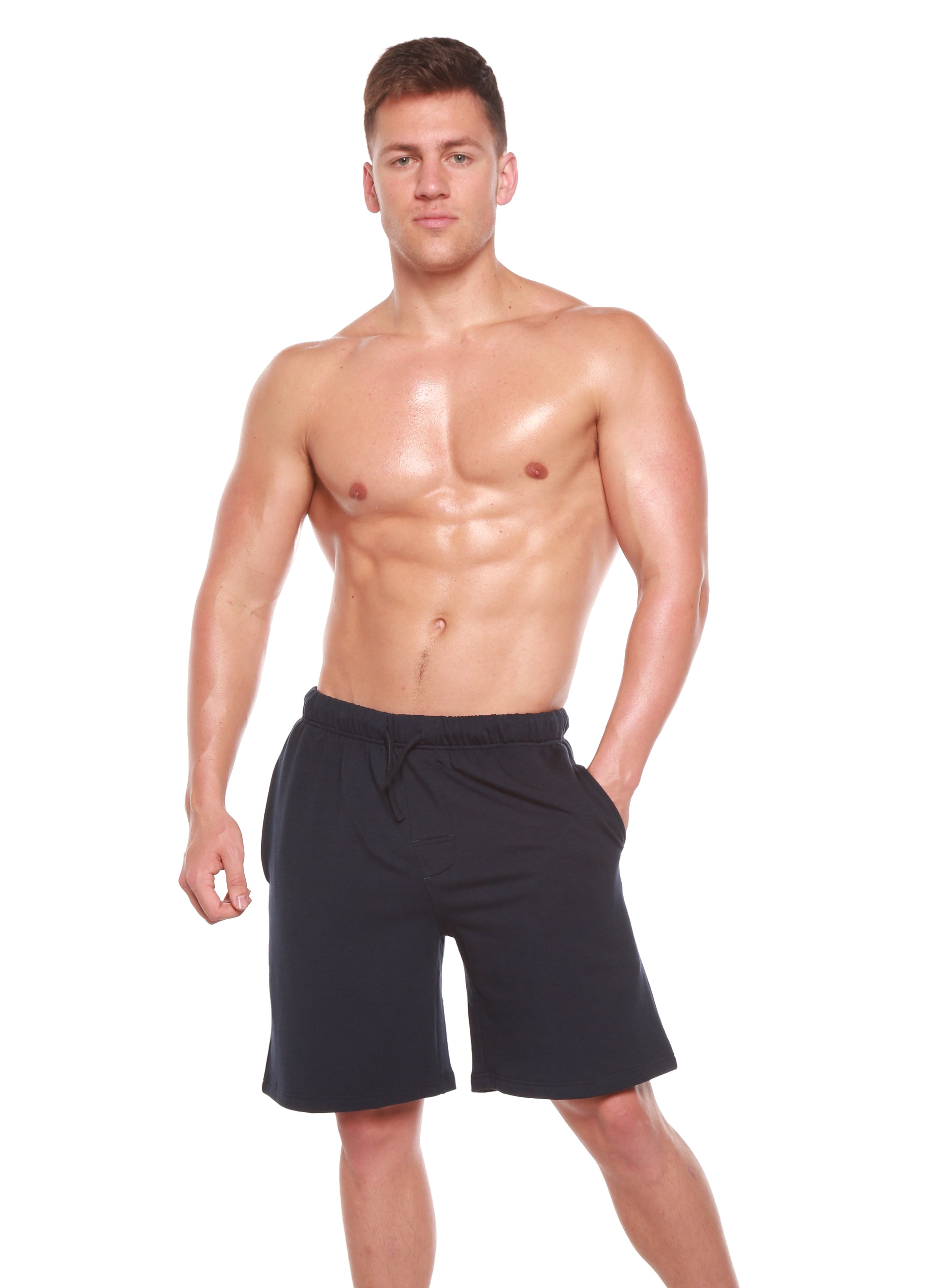Clearance Men's Bamboo Viscose Fleece Lounge Shorts — view 5
