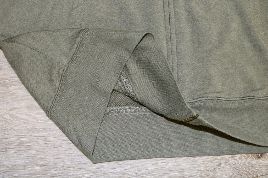 Spun Bamboo Men's Eco-Smart Full-Zip Bamboo Viscose Hoodie — alternative angle