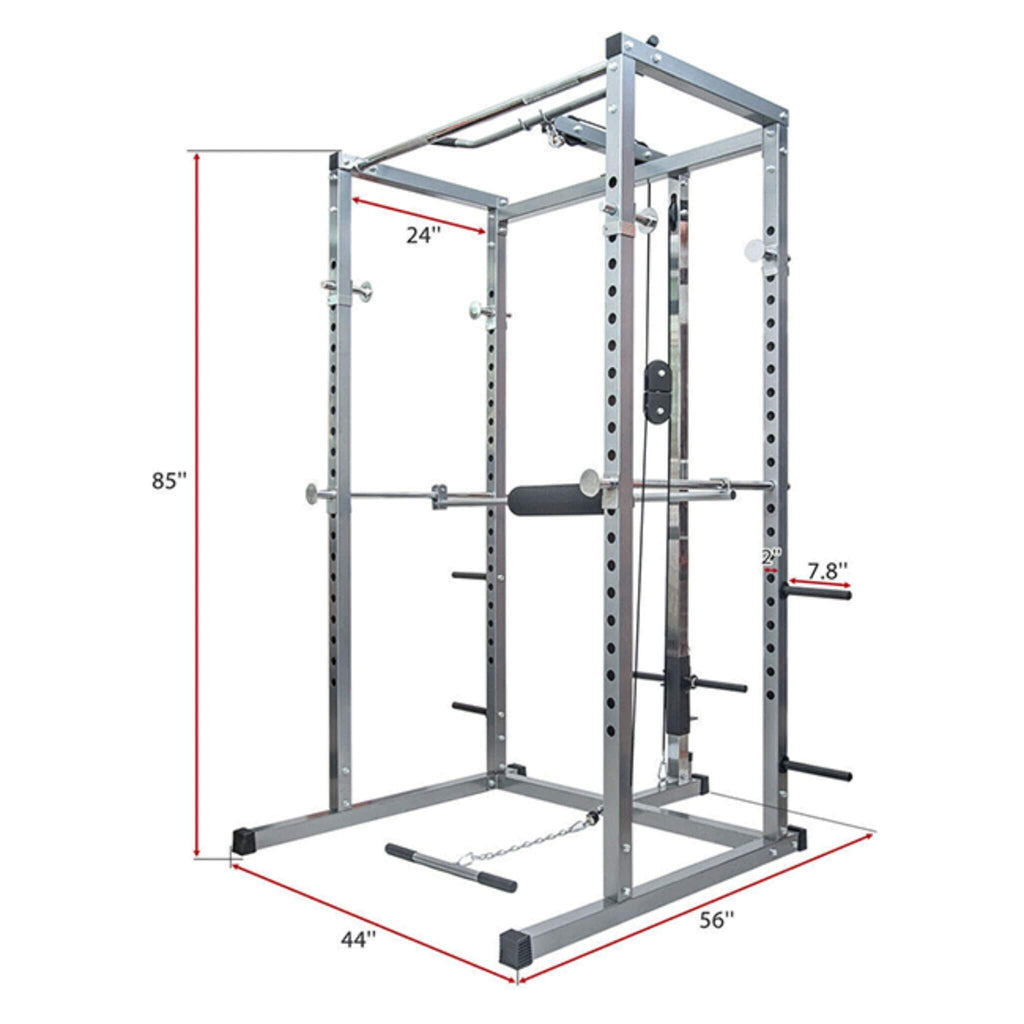 Merax Multi-Functional Olympic Power Squat Rack Cage For Home & Gym (SAK98719) – SAKSBY WHOLESALE, view 10