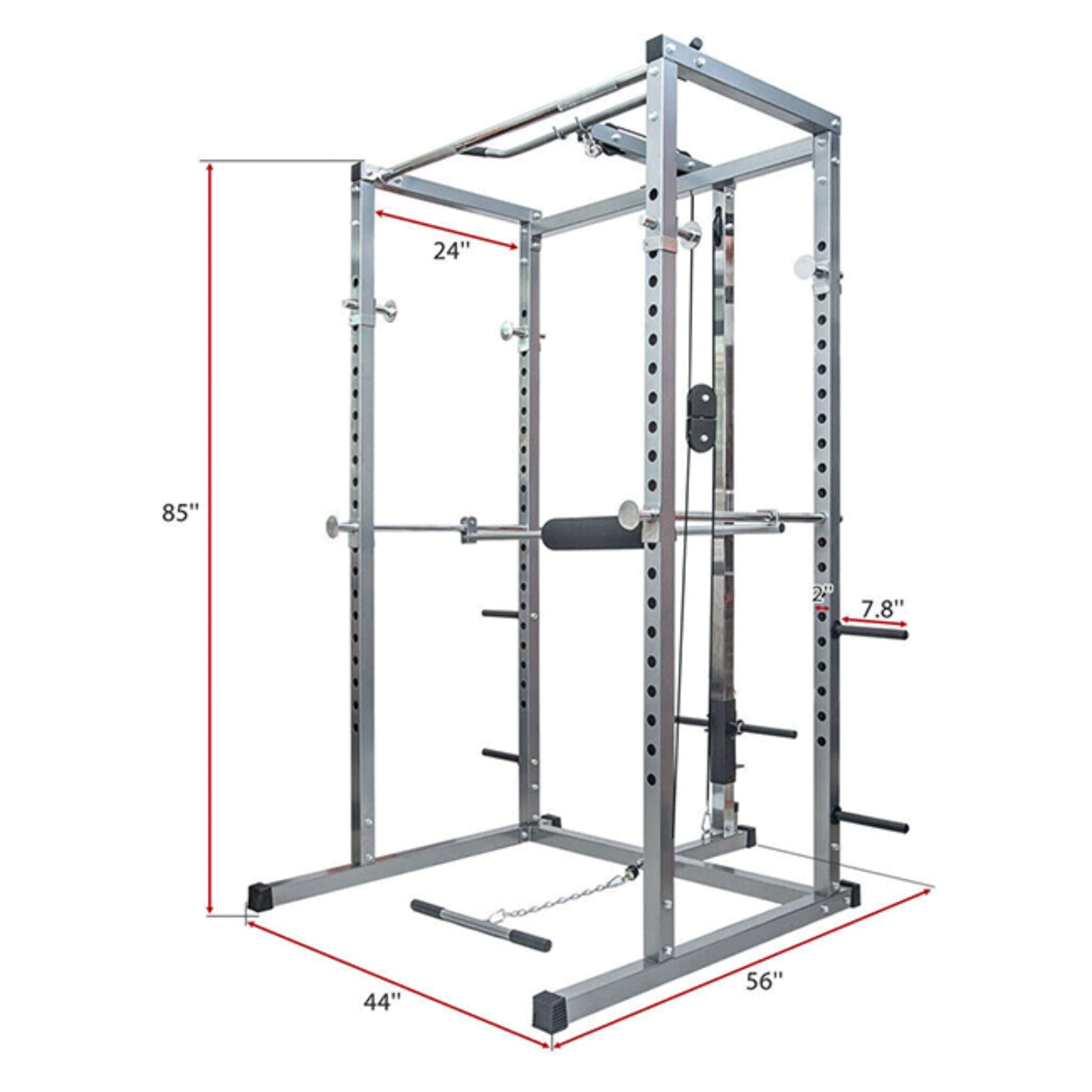 Merax Multi-Functional Olympic Power Squat Rack Cage For Home & Gym (SAK98719) – SAKSBY WHOLESALE, view 10