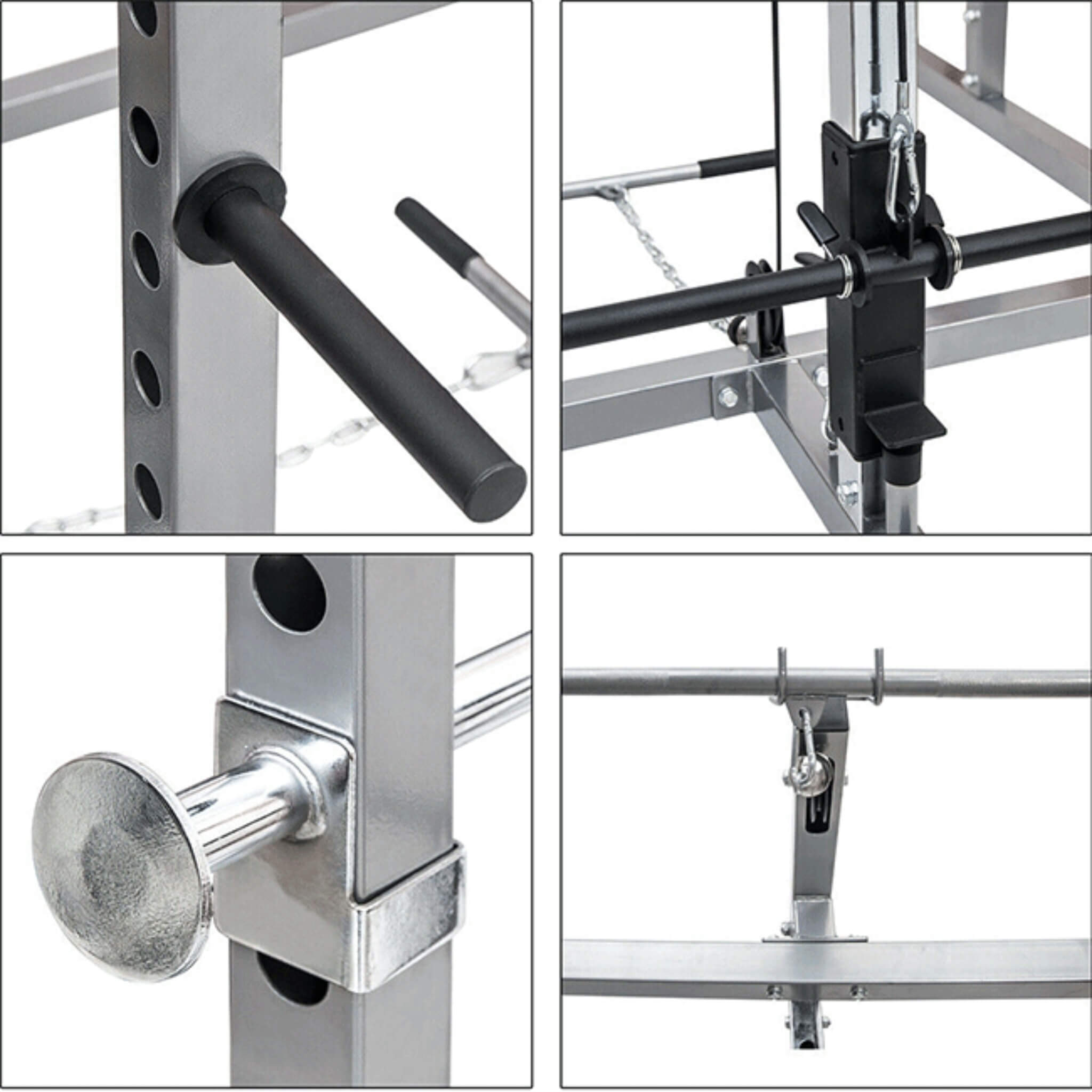 Merax Multi-Functional Olympic Power Squat Rack Cage For Home & Gym (SAK98719) – SAKSBY WHOLESALE, view 8