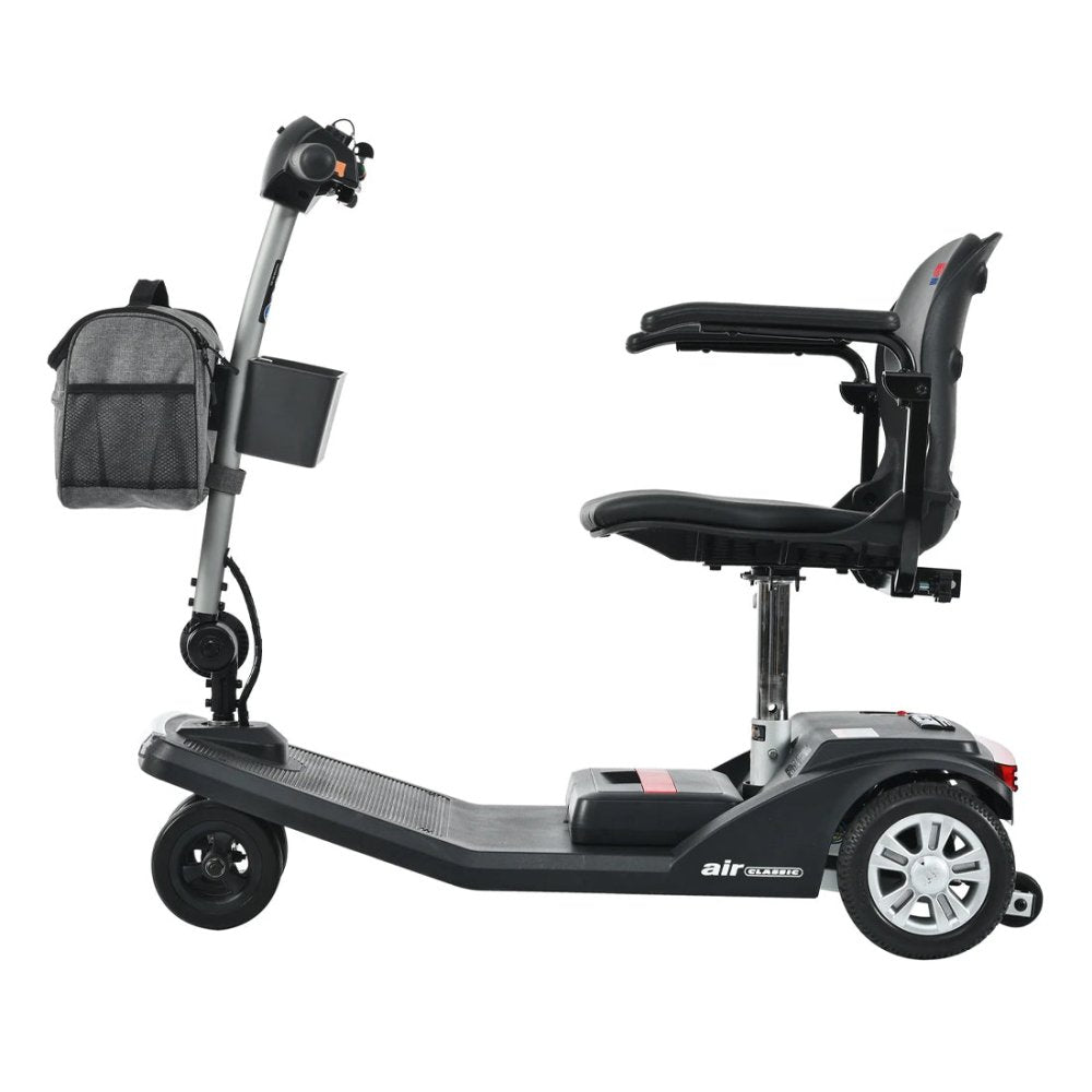 Metro Mobility Air Classic Electric 24V/12AH 250W Airline Approved Portable Folding Mobility Scooter, 265LBS (SAK96425) – SAK