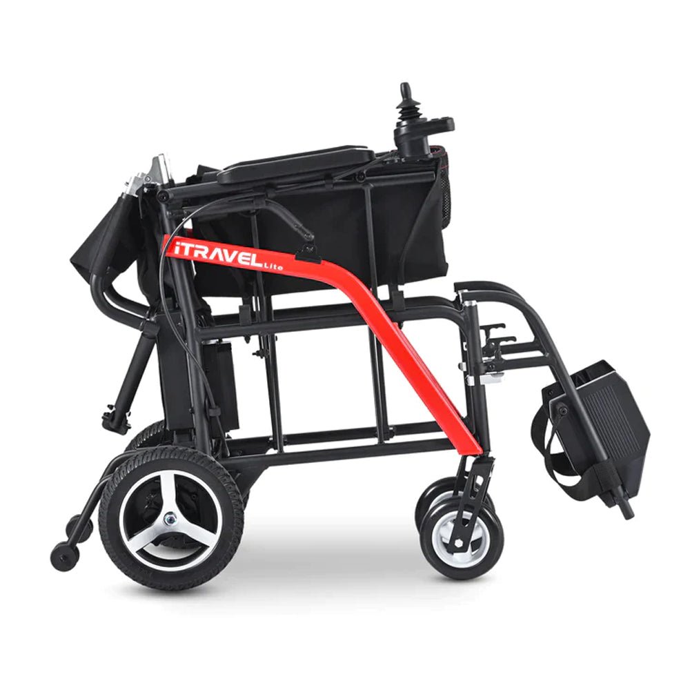 Metro Mobility iTravel Lite 24V/10AH 200W Premium Portable Folding Power Wheelchair, 220LBS (SAK97362) – SAKSBY WHOLESALE, vi