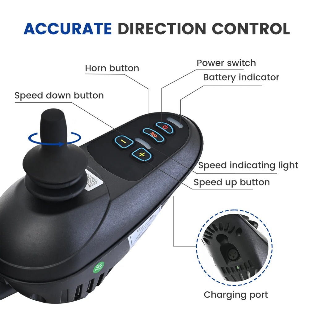 Metro Mobility iTravel Plus 360W Electric Mobility Scooter, 300LBS (SAK92615) – SAKSBY WHOLESALE, view 4