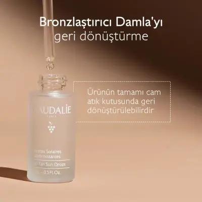 Caudalie Sunless Tanning Drops: Natural Bronzer with Hyaluronic Acid for Sunless Glow | Sensitive Skin Friendly