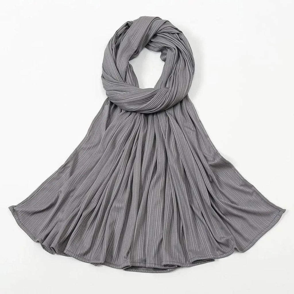 Mariam's Collection Crinkled Soft Jersey Hijab | Crinkled Hijab (MH001) — detail shot 10