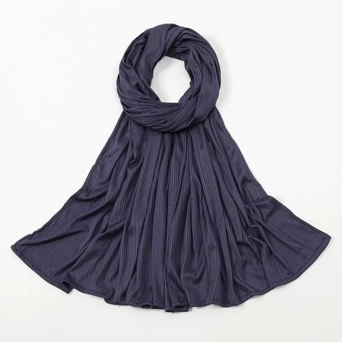 Mariam's Collection Crinkled Soft Jersey Hijab | Crinkled Hijab (MH001) — detail shot 7