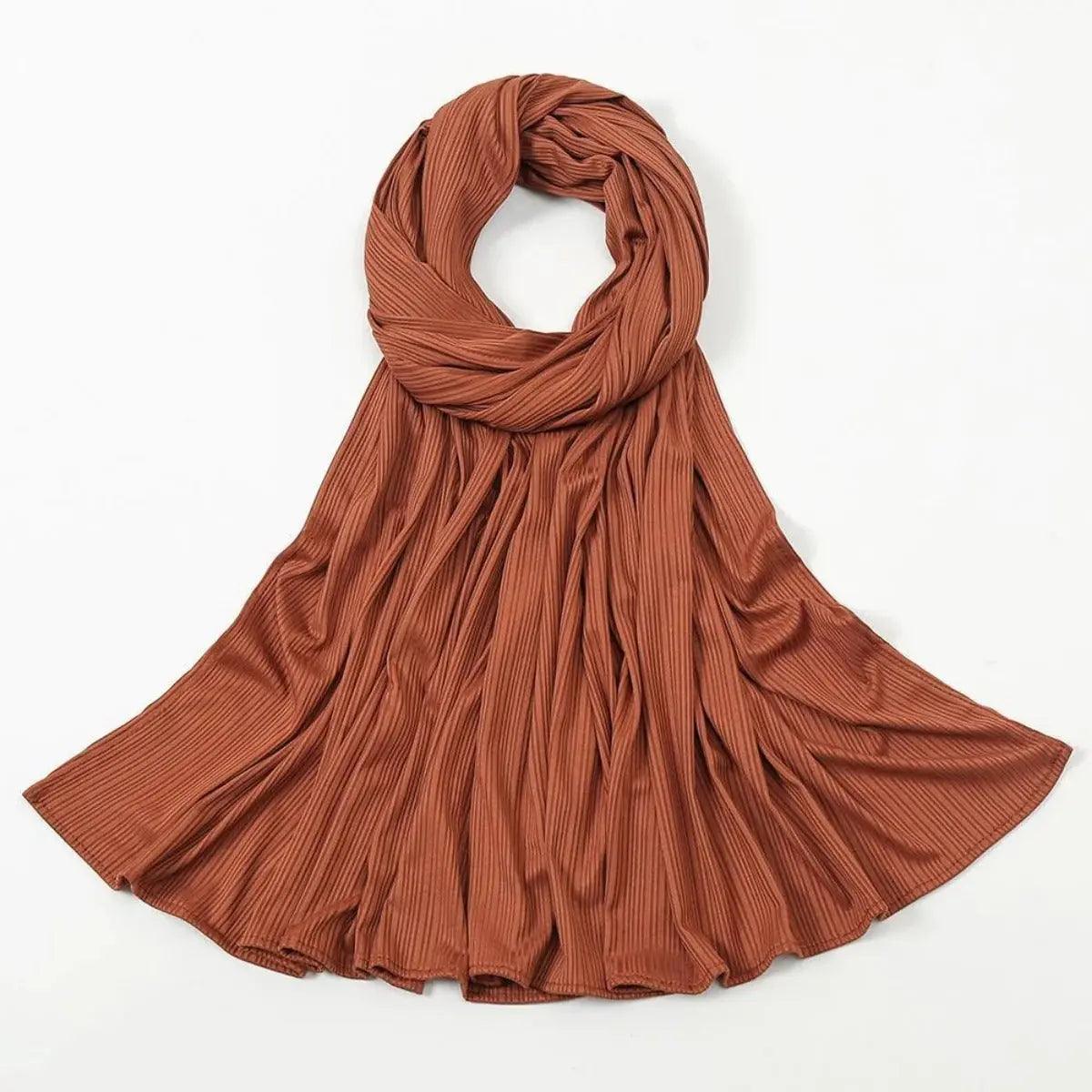 Mariam's Collection Crinkled Soft Jersey Hijab | Crinkled Hijab (MH001) — alternative angle