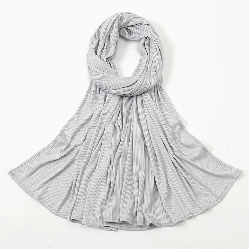 Mariam's Collection Crinkled Soft Jersey Hijab | Crinkled Hijab (MH001) — detail shot 9