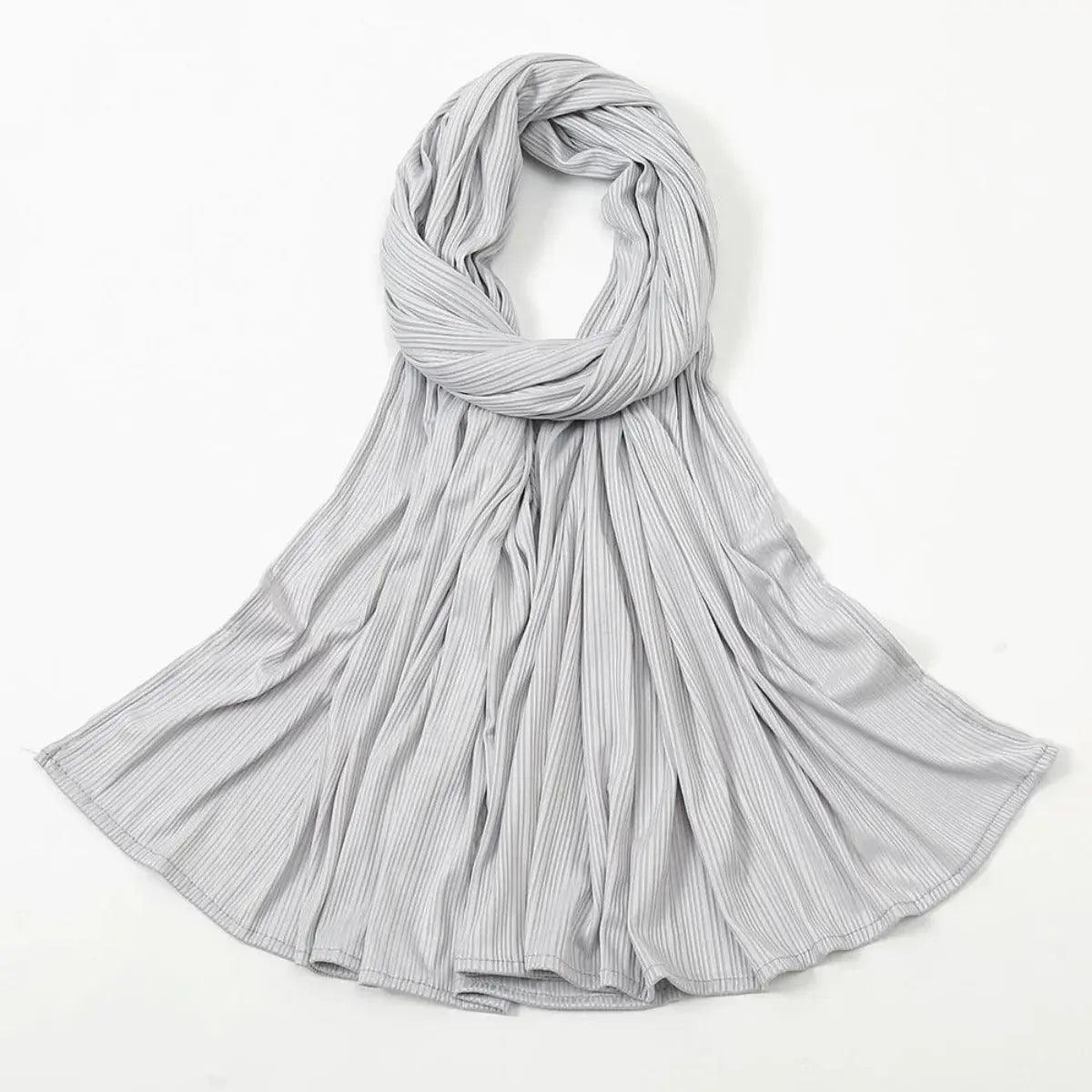 Mariam's Collection Crinkled Soft Jersey Hijab | Crinkled Hijab (MH001) — detail shot 9