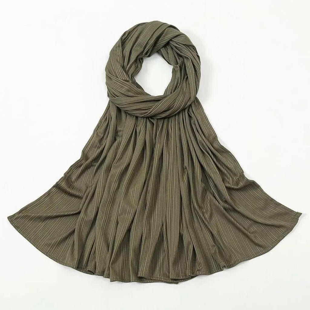 Mariam's Collection Crinkled Soft Jersey Hijab | Crinkled Hijab (MH001) — lifestyle context