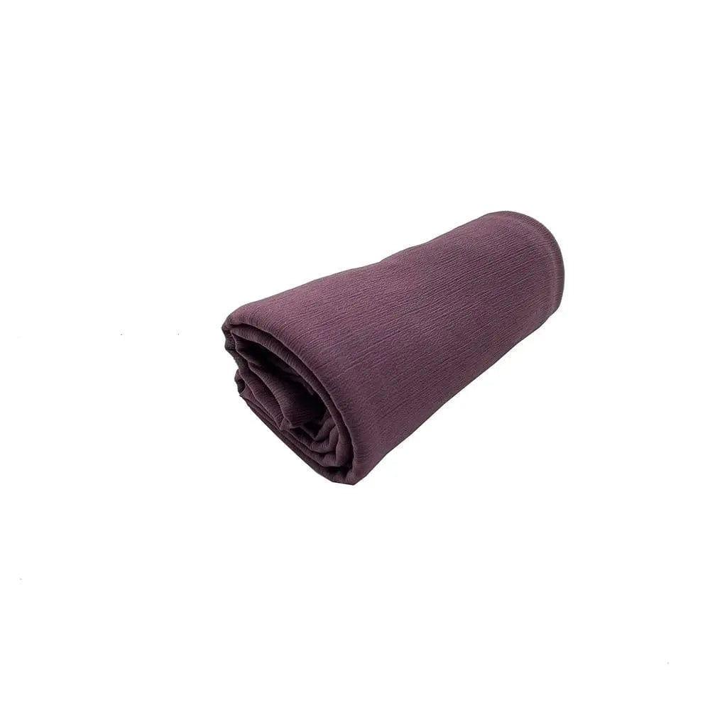 Mariam's Collection Crepe Scarf Crinkle Chiffon Hijab for Women Shawls Ripple Pleated (MH003) — in-use photo