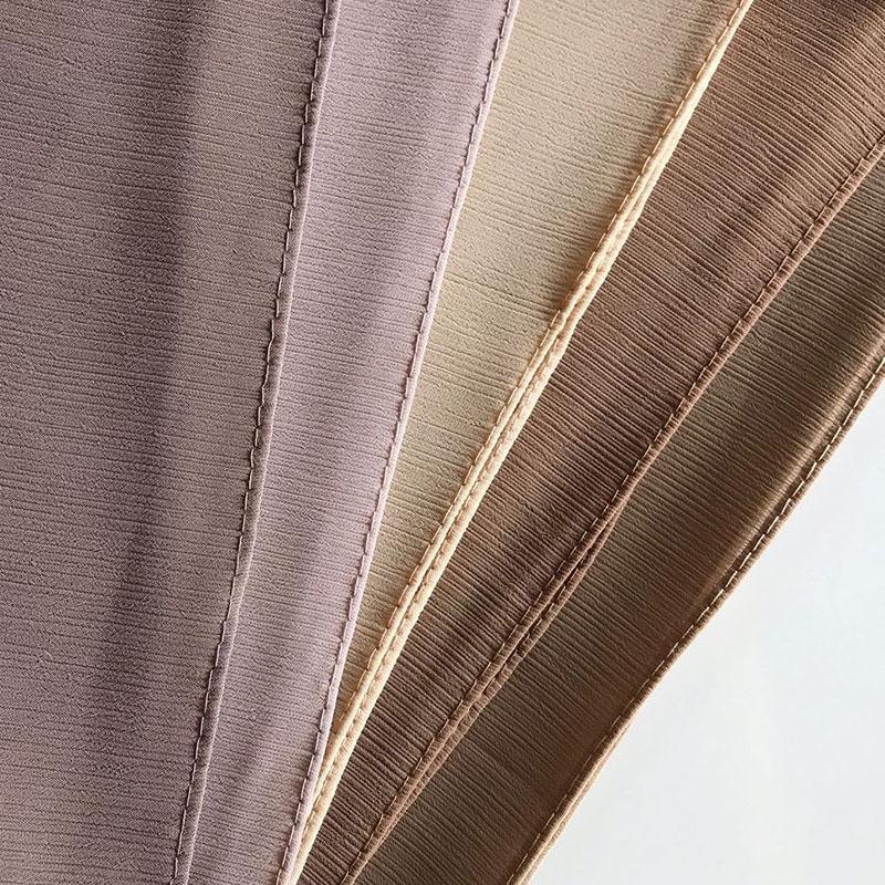 Mariam's Collection Crepe Scarf Crinkle Chiffon Hijab for Women Shawls Ripple Pleated (MH003) — Mariam's Collection branding close-up