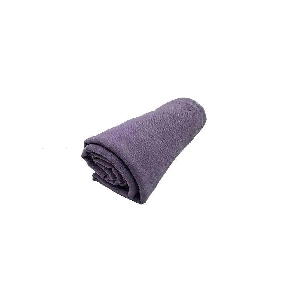 Mariam's Collection Crepe Scarf Crinkle Chiffon Hijab for Women Shawls Ripple Pleated (MH003) — product on model