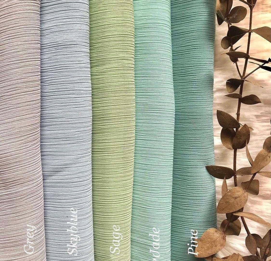 Mariam's Collection Crepe Scarf Crinkle Chiffon Hijab for Women Shawls Ripple Pleated (MH003) — product category context
