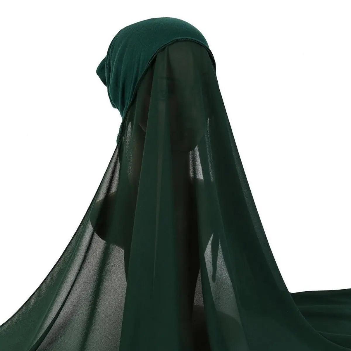 Mariam's Collection Mariam's Collection Chiffon Instant Hijab with Modal Undercap (MH004) — product category context
