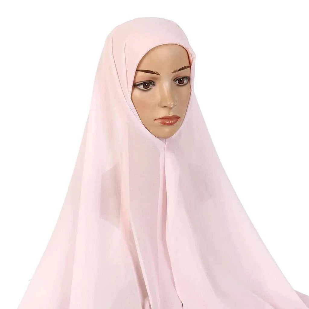 Mariam's Collection Mariam's Collection Chiffon Instant Hijab with Modal Undercap (MH004) — detail shot 6