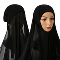 Mariam's Collection Mariam's Collection Chiffon Instant Hijab with Modal Undercap (MH004) — detail shot 7