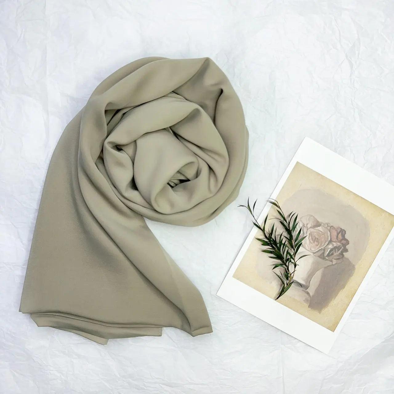 Mariam's Collection High Density Chiffon Hijab (MH005) — feature highlight