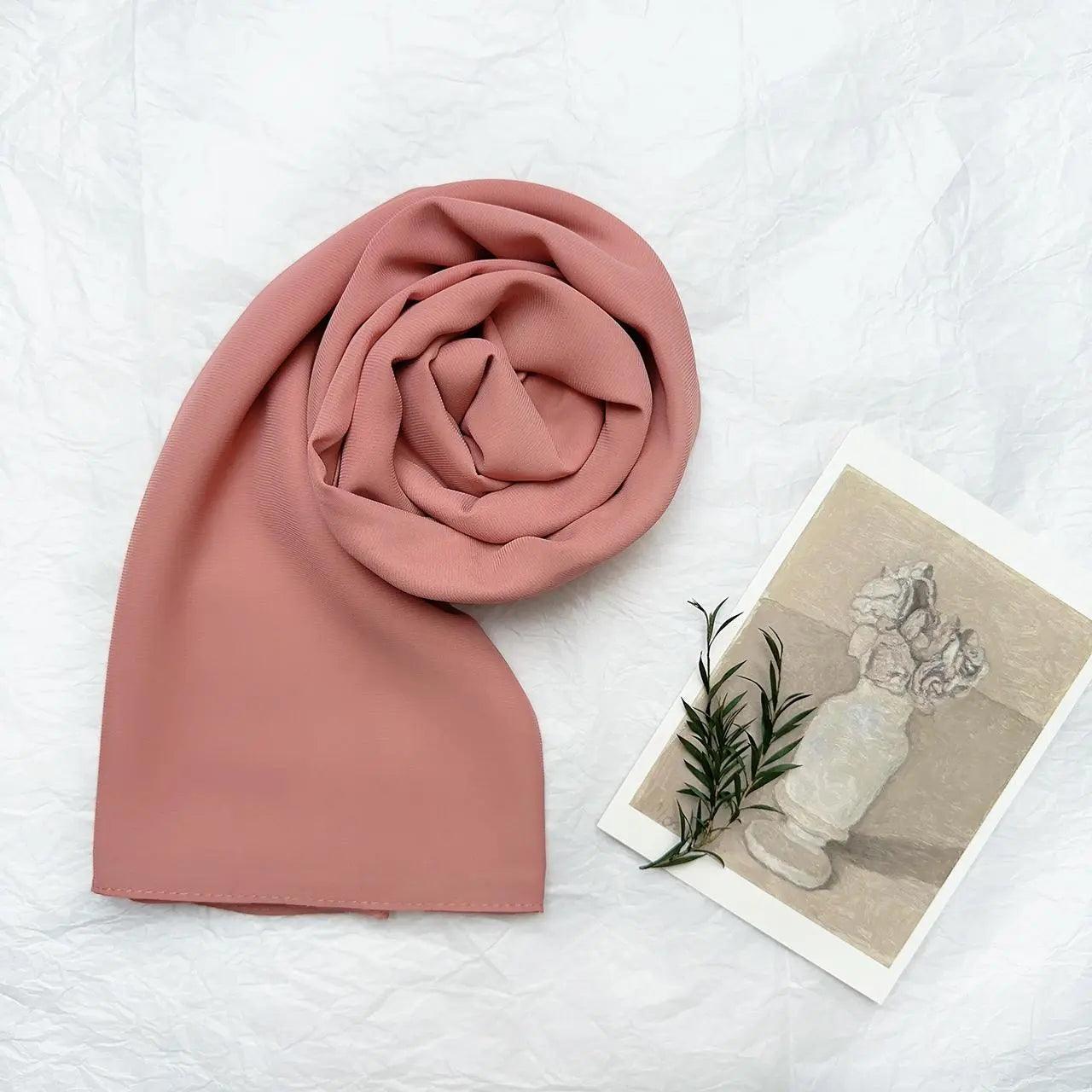 Mariam's Collection High Density Chiffon Hijab (MH005) — detail shot 8