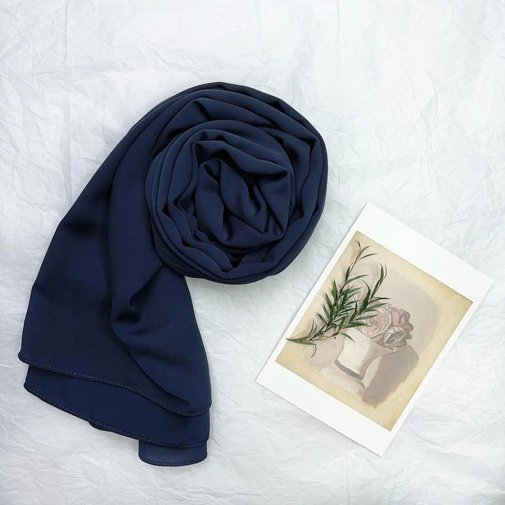 Mariam's Collection High Density Chiffon Hijab (MH005) — detail shot 6