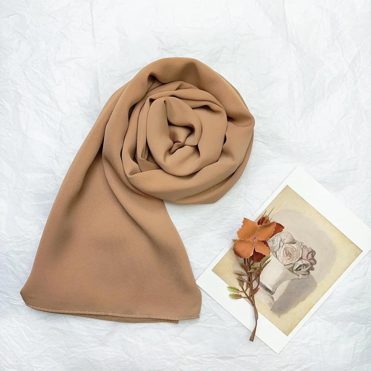 Mariam's Collection High Density Chiffon Hijab (MH005) — lifestyle context
