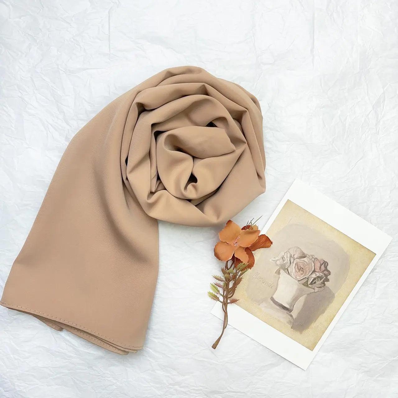 Mariam's Collection High Density Chiffon Hijab (MH005) — detail shot 10