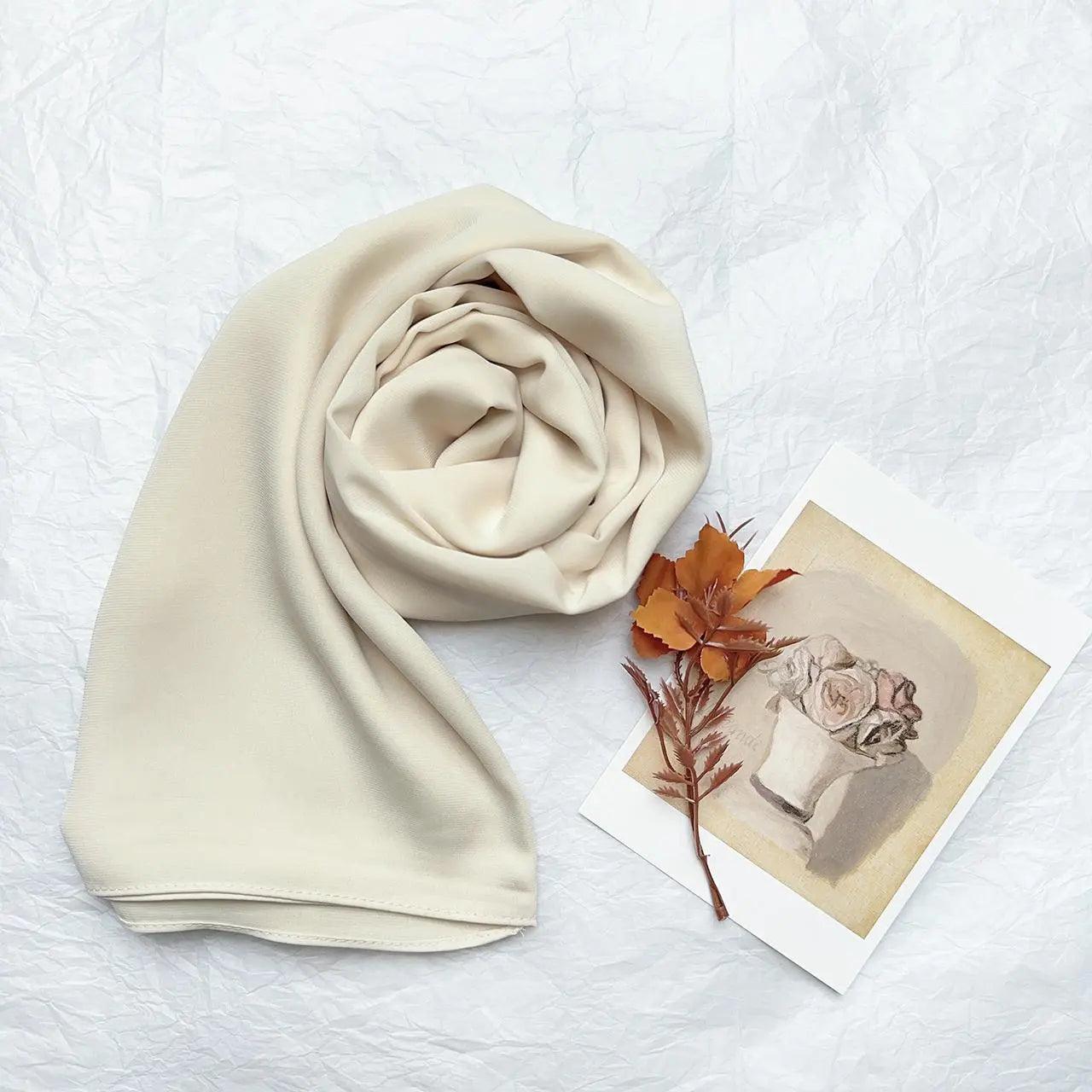 Mariam's Collection High Density Chiffon Hijab (MH005) — fabric or material detail
