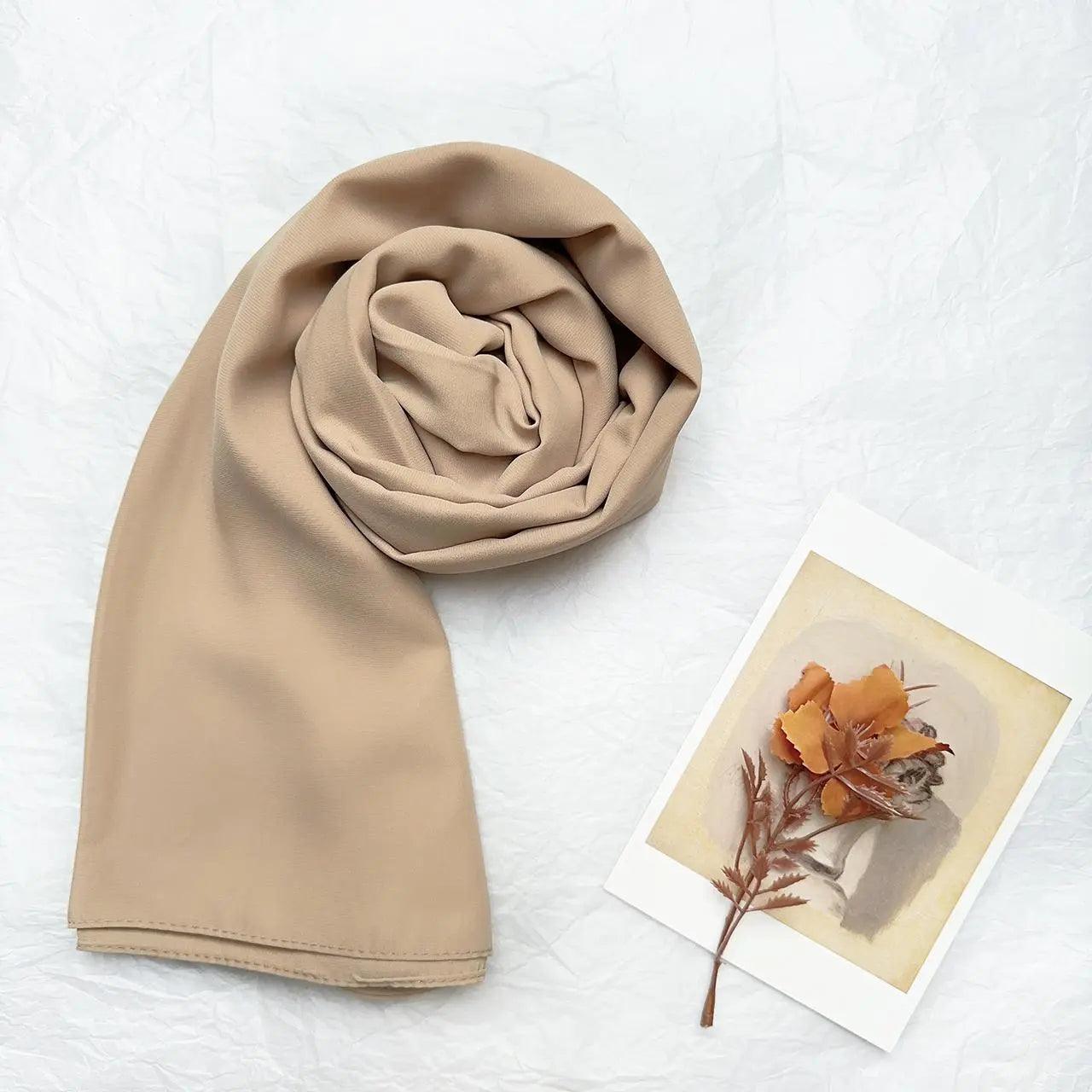 Mariam's Collection High Density Chiffon Hijab (MH005) — detail shot 7