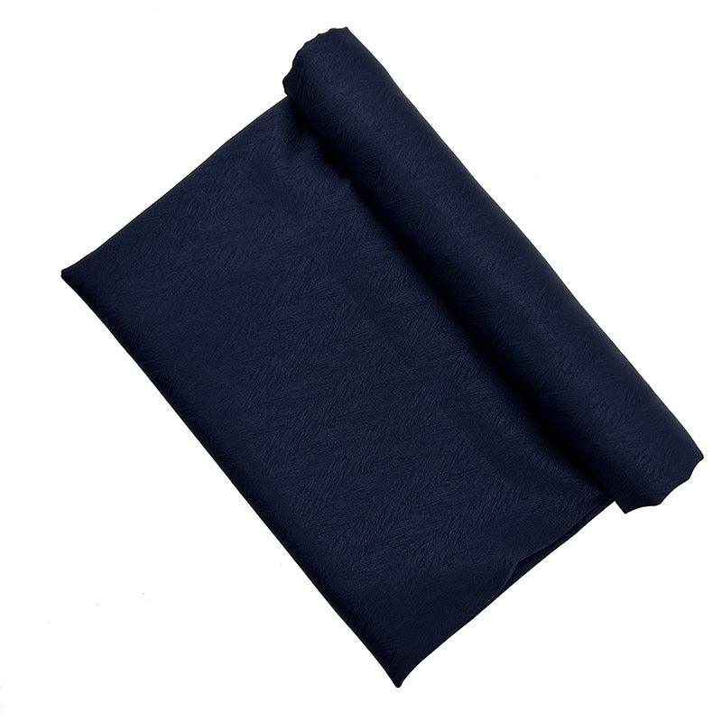 Mariam's Collection Mariam's Collection MH009 Satin Jacquard Wavy Pattern Muslim Hijab — Mariam's Collection branding close-up