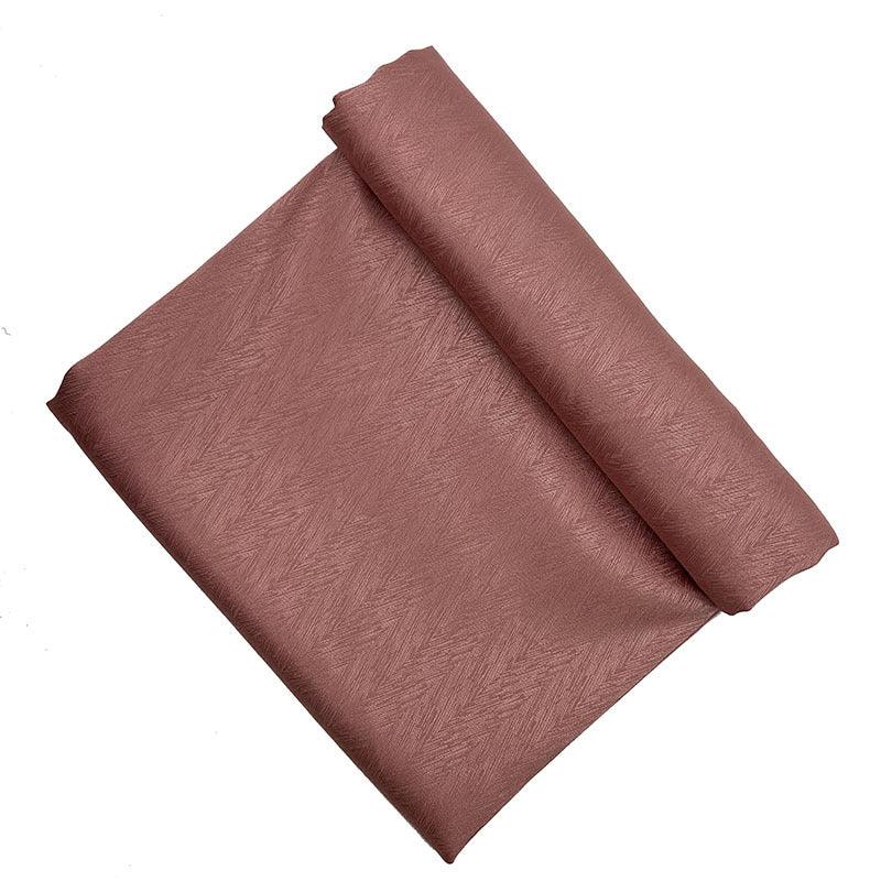Mariam's Collection Mariam's Collection MH009 Satin Jacquard Wavy Pattern Muslim Hijab — detail close-up