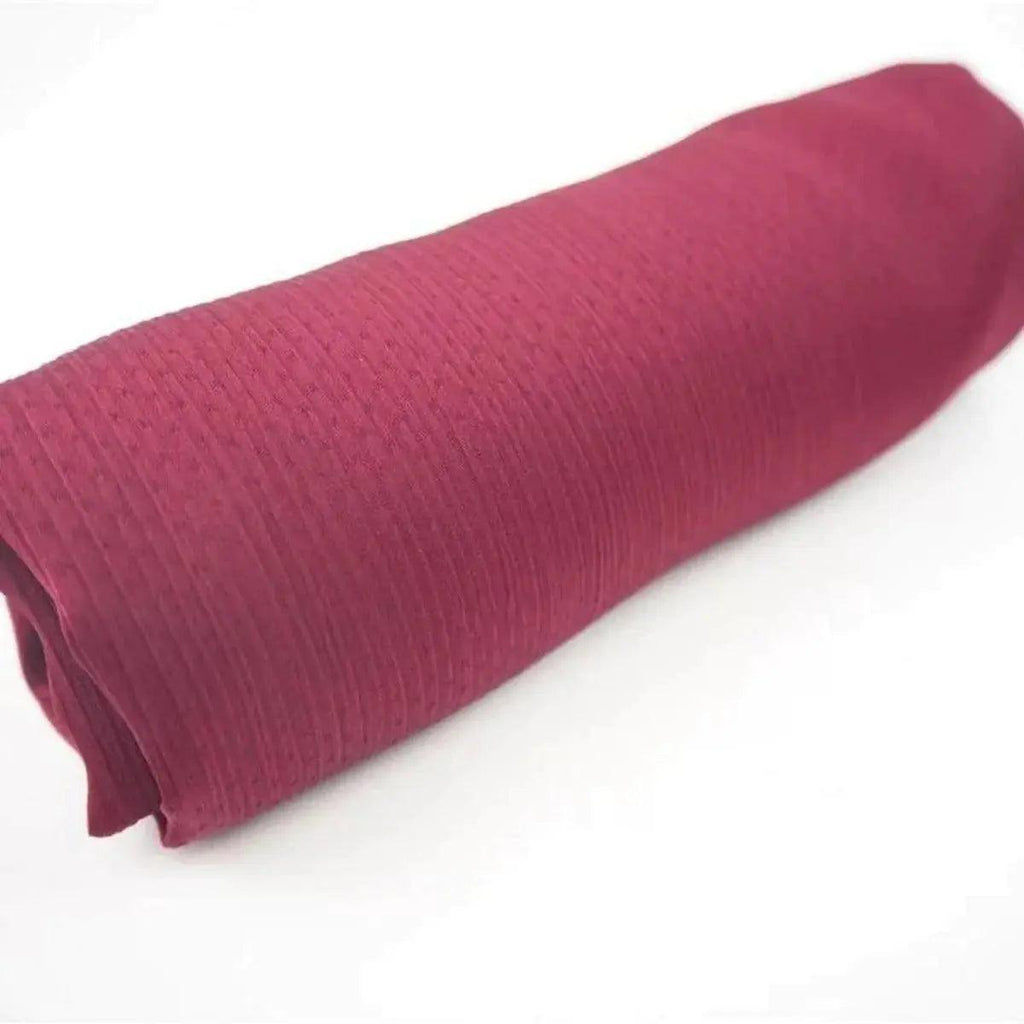 Mariam's Collection Mariam's Collection MH013 Textured Satin Star Hijab — product on model