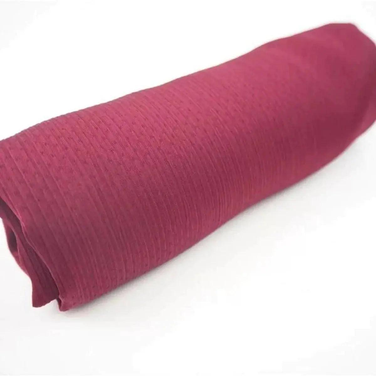 Mariam's Collection Mariam's Collection MH013 Textured Satin Star Hijab — product on model