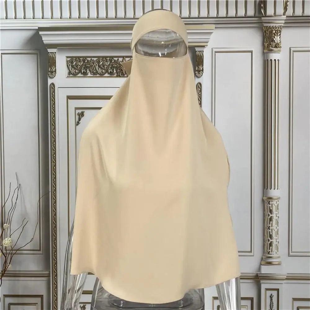Mariam's Collection Mariam's Collection Soft Nidha Niqab 10 Shades Available (MH016) — detail shot 7