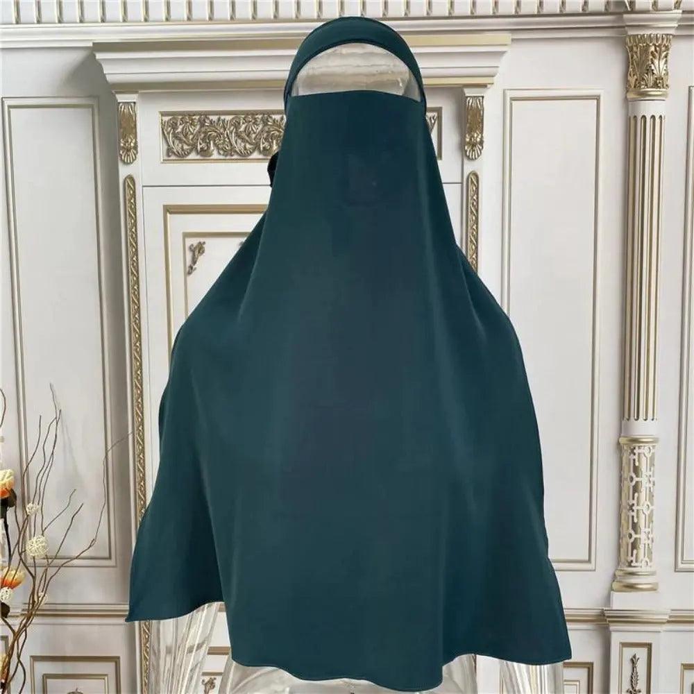 Mariam's Collection Mariam's Collection Soft Nidha Niqab 10 Shades Available (MH016) — detail shot 6