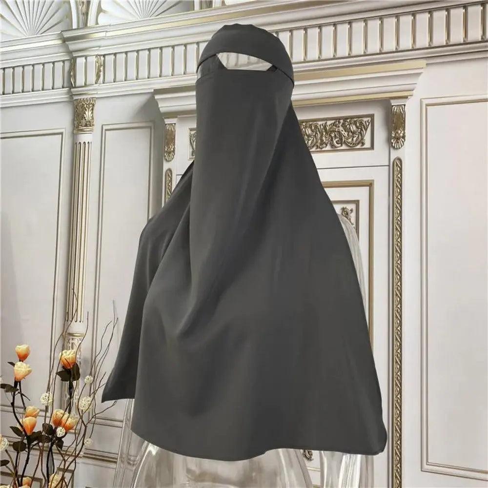 Mariam's Collection Mariam's Collection Soft Nidha Niqab 10 Shades Available (MH016) — main product shot