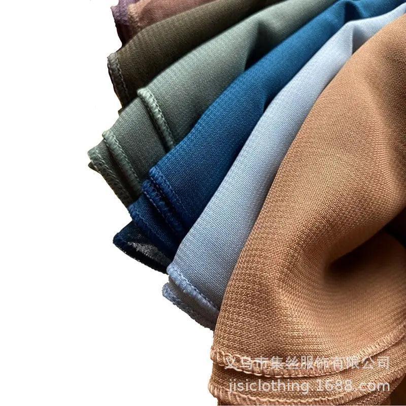 Mariam's Collection Composite Silk Chiffon Scarf  Classics Hijab (MH021) — lifestyle worn / used context