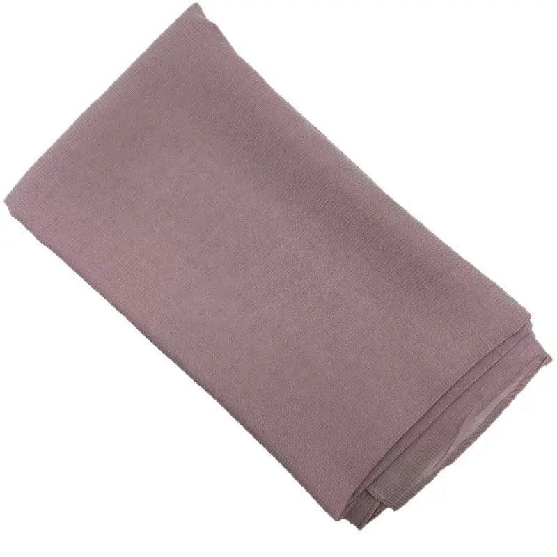 Mariam's Collection Composite Silk Chiffon Scarf  Classics Hijab (MH021) — fabric or material detail