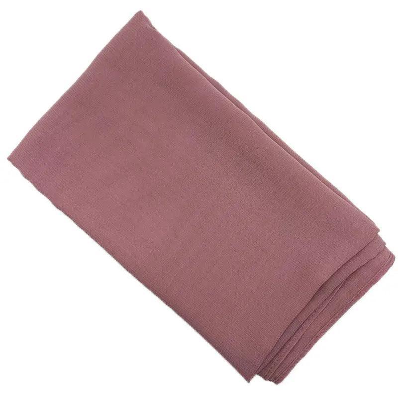Mariam's Collection Composite Silk Chiffon Scarf  Classics Hijab (MH021) — product on model
