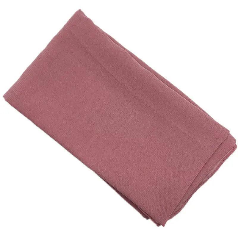 Mariam's Collection Composite Silk Chiffon Scarf  Classics Hijab (MH021) — flat-lay composition