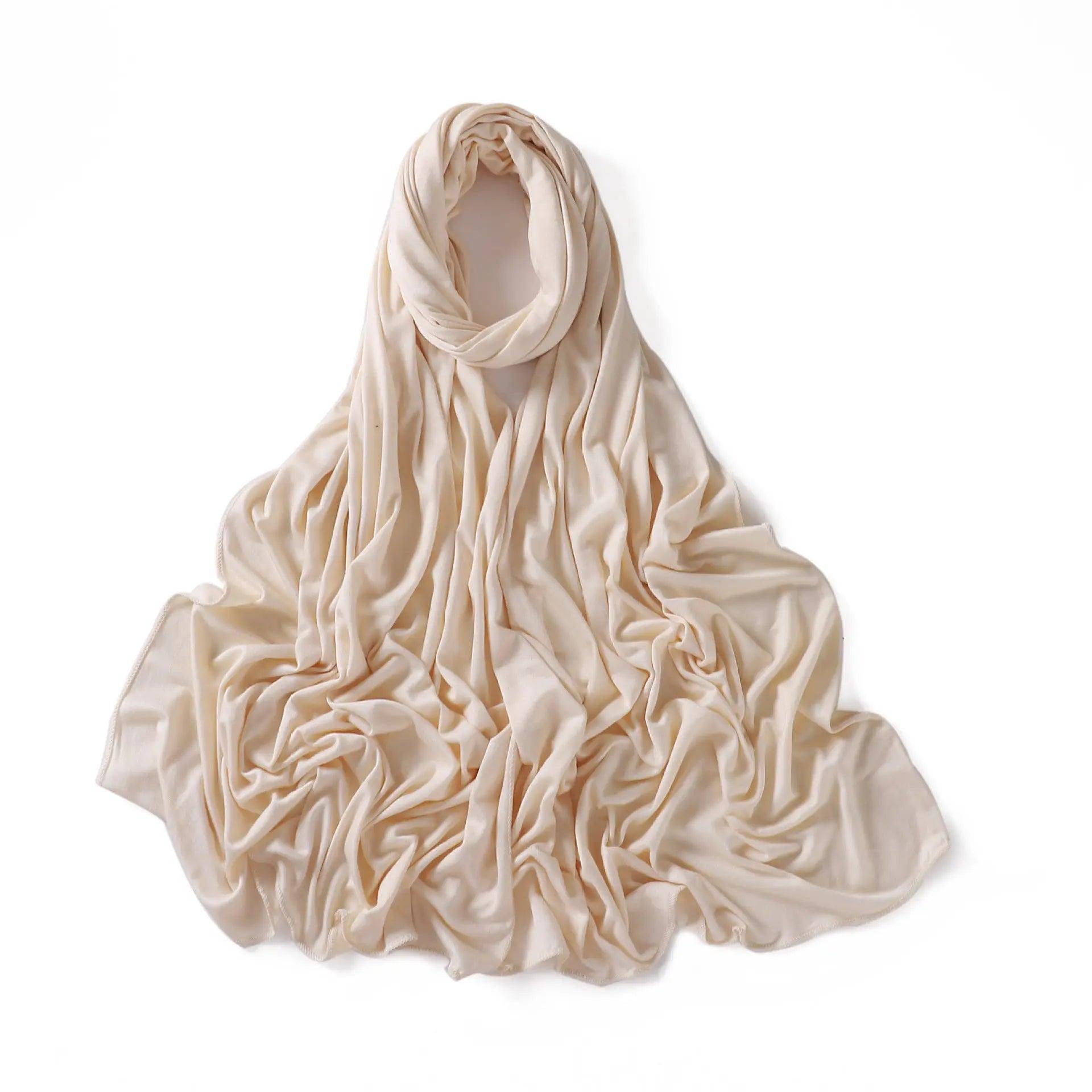 Mariam's Collection Premium soft touch jersey hijabs (MH025) — size reference