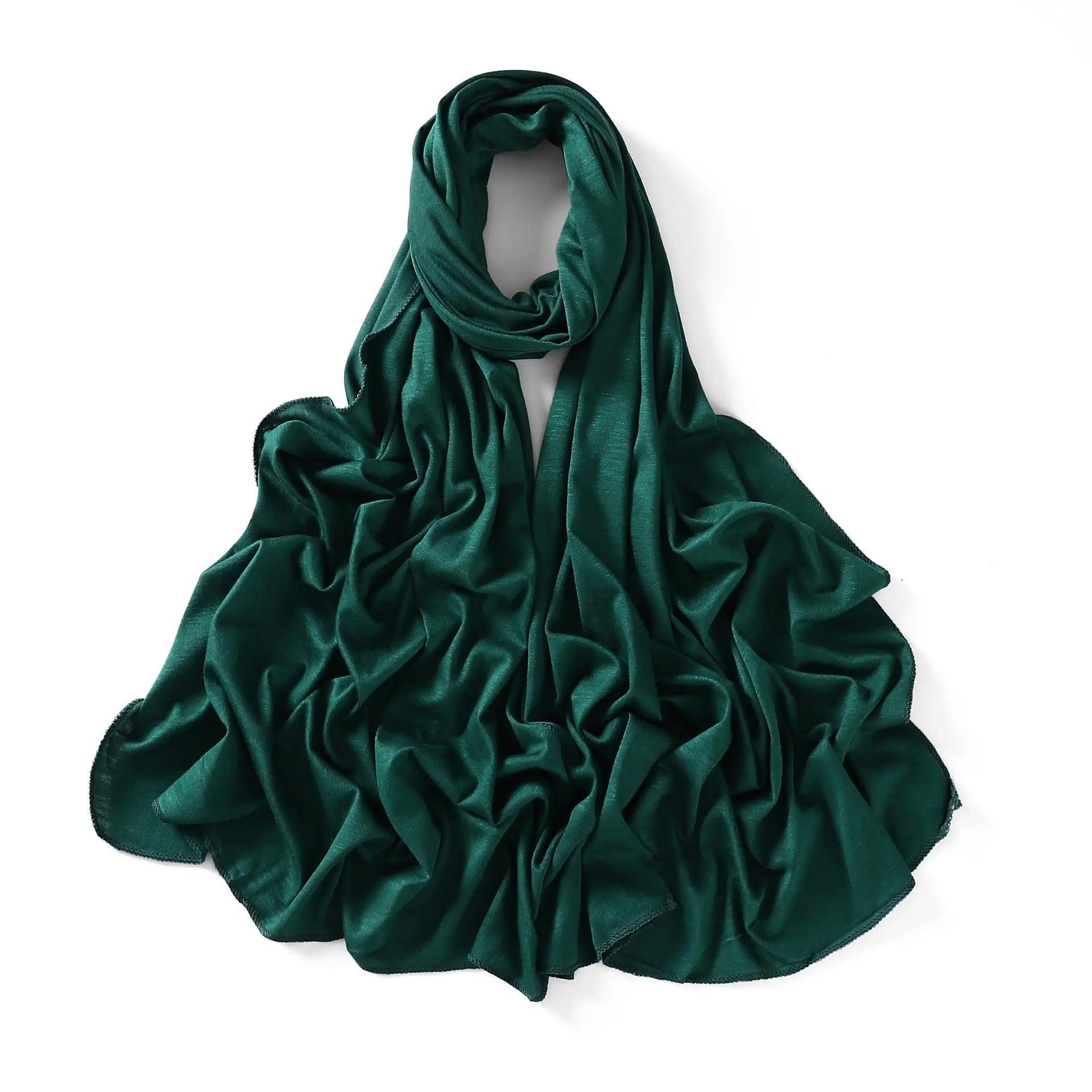 Mariam's Collection Premium soft touch jersey hijabs (MH025) — product on model