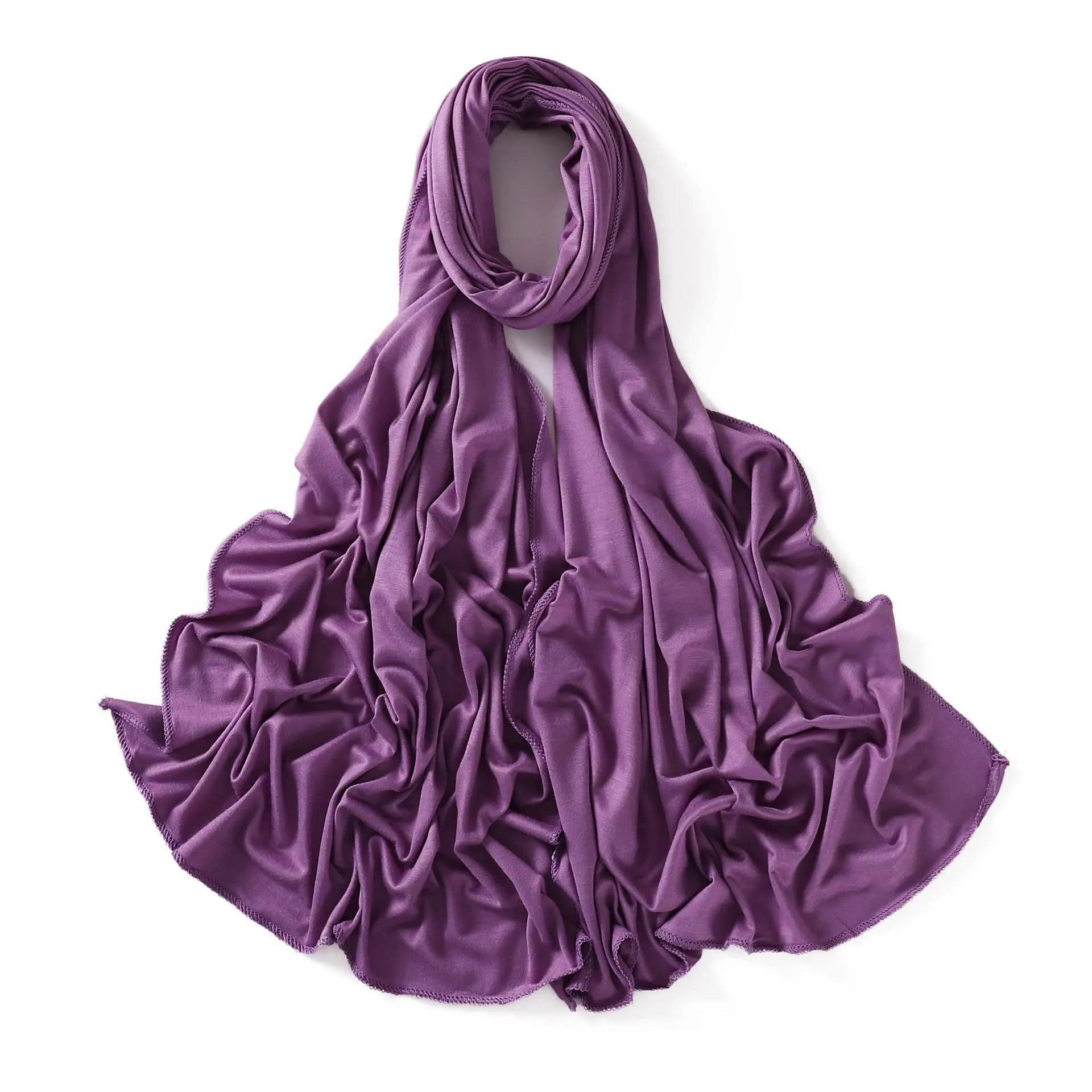 Mariam's Collection Premium soft touch jersey hijabs (MH025) — fabric or material detail