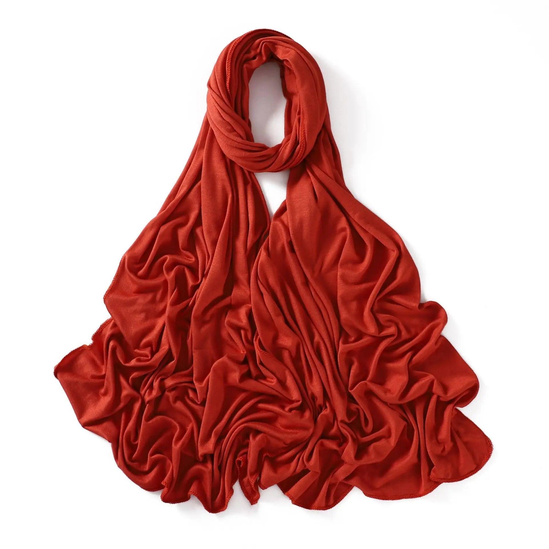 Mariam's Collection Premium soft touch jersey hijabs (MH025) — product on model