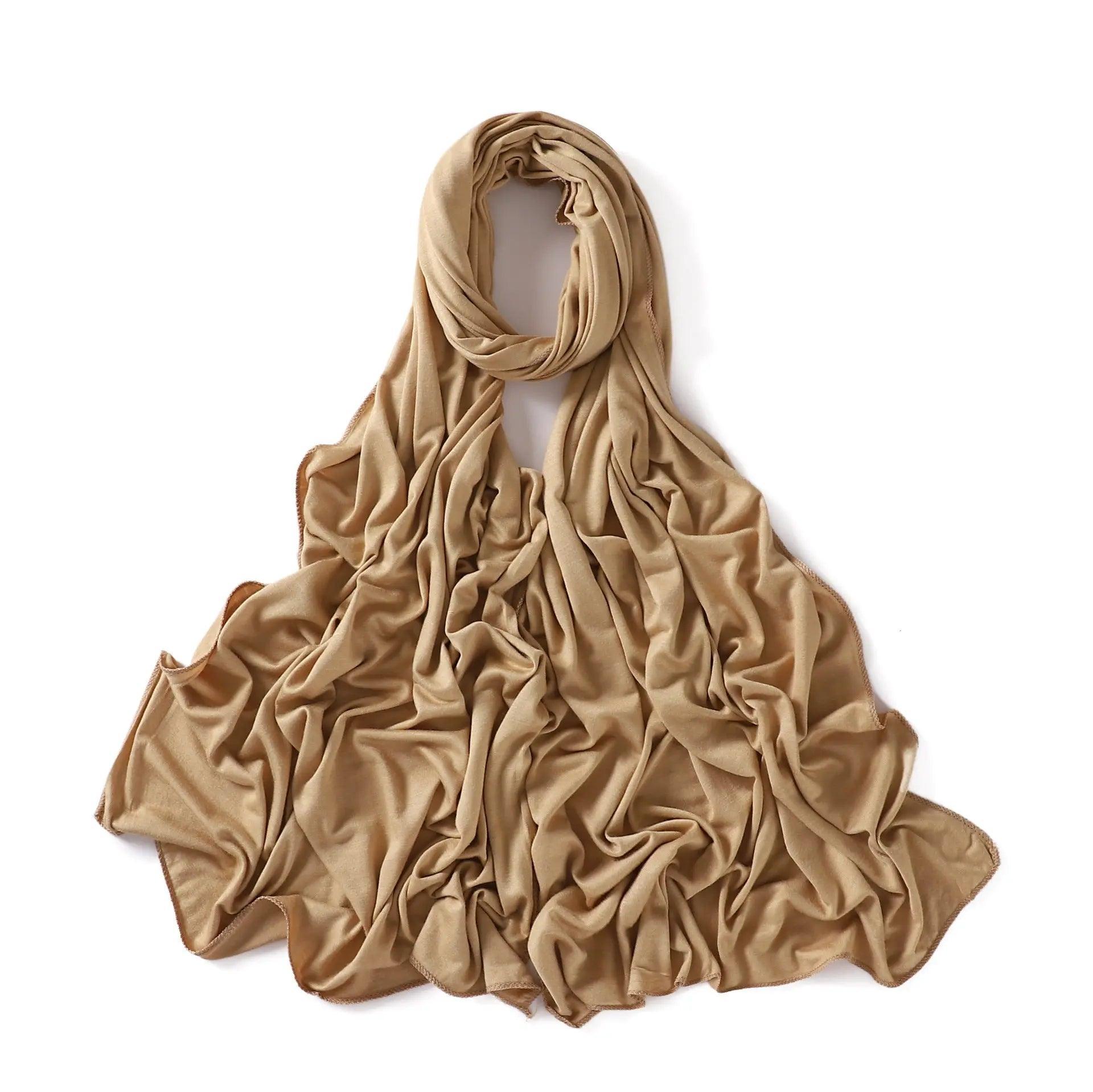 Mariam's Collection Premium soft touch jersey hijabs (MH025) — fabric or material detail