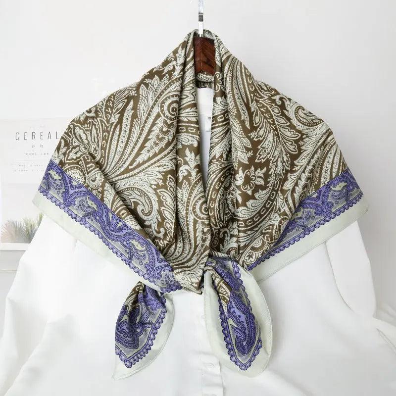 Mariam's Collection Mariam's Collection Scarf Fashion Print Hijab (MH026) — back view